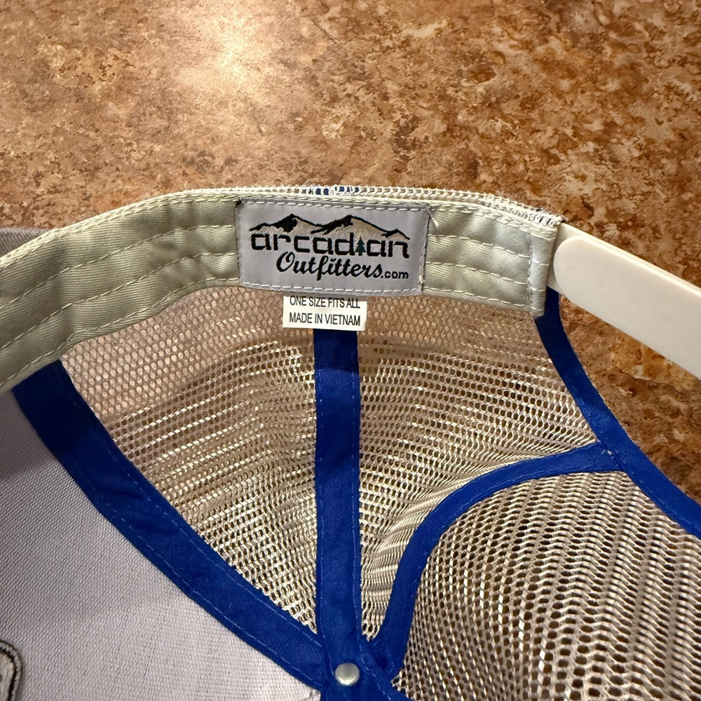 Gray Trucker Hat With Bee Patch - image 2